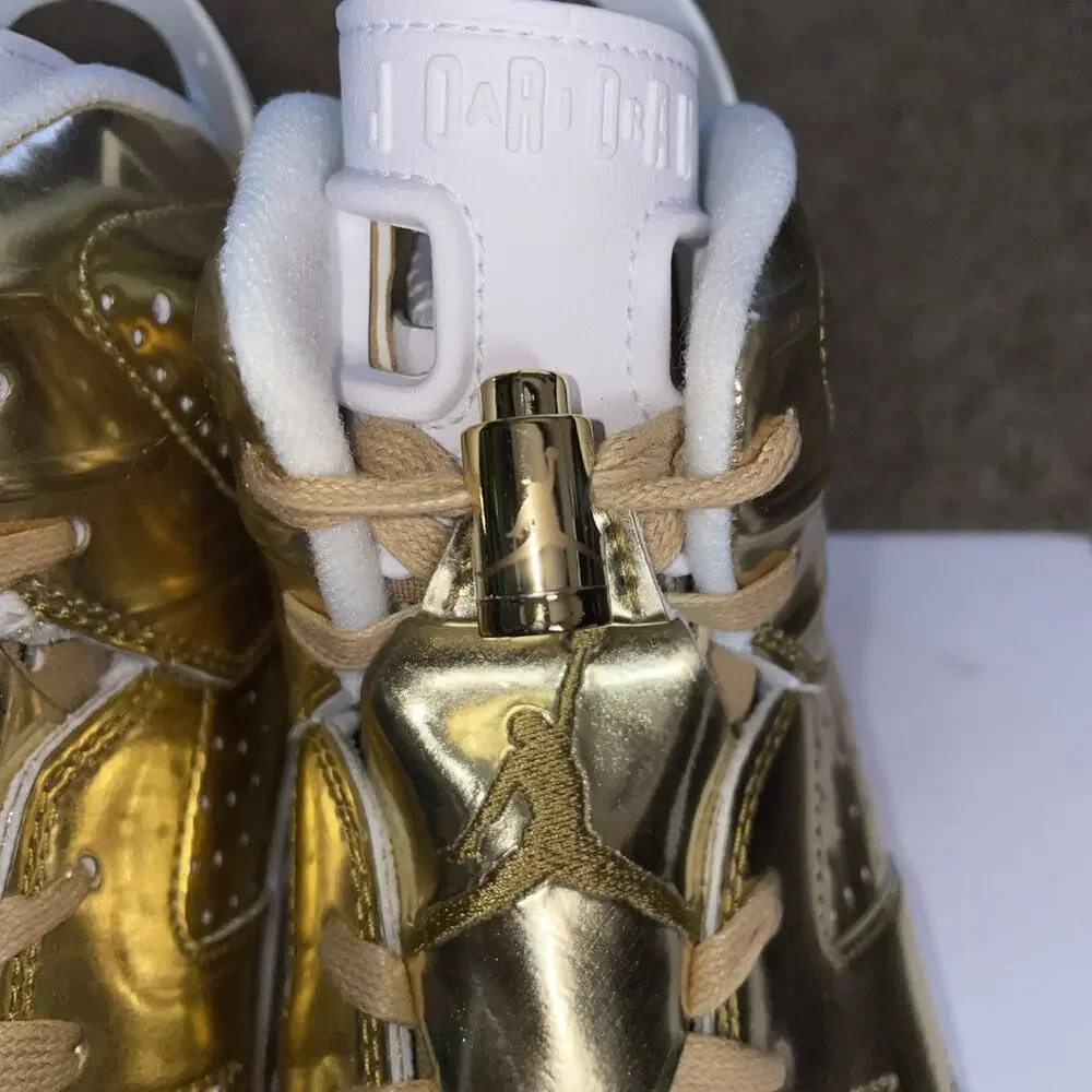 Air Jordan 6 Retro Pinnacle Metallic Gold Men size 9.5 #854271-730 Brand New